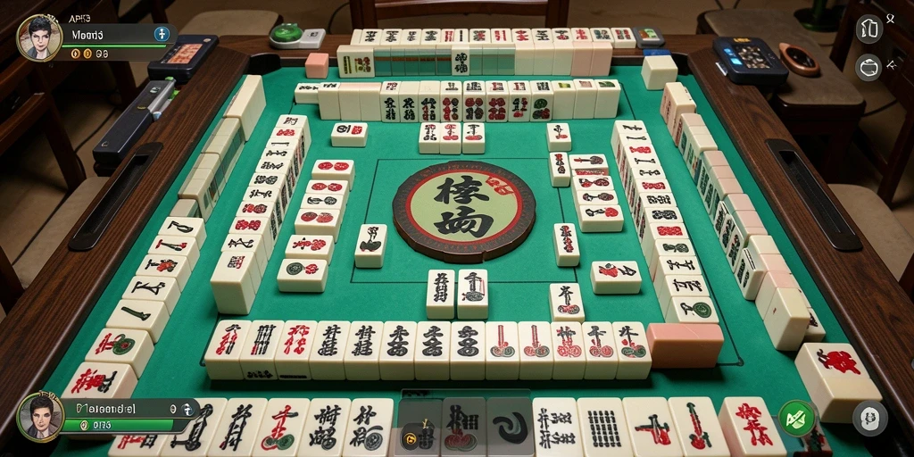 Screenshot gameplay API33 menampilkan tantangan Mahjong yang seru dan grafis yang memukau.