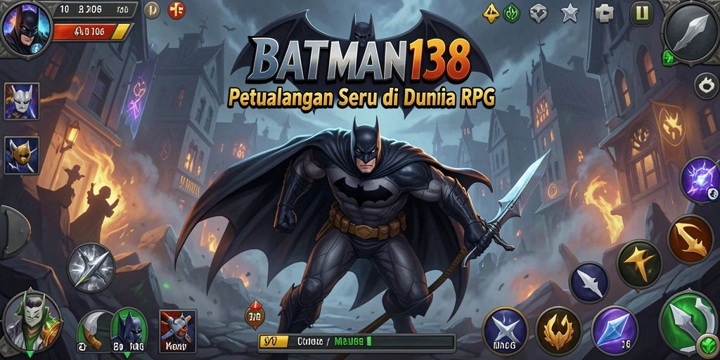 Tampilan menarik dari gameplay RPG di BATMAN138