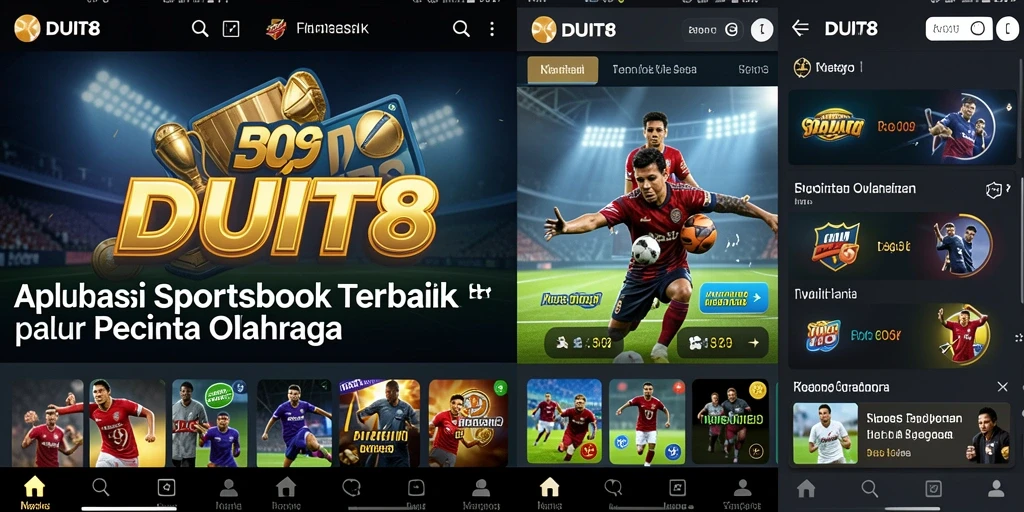 Tampilan gameplay yang menarik dalam aplikasi Sportsbook.