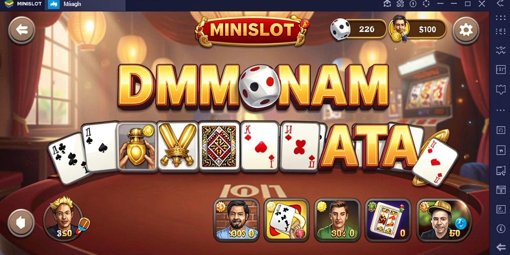Tampilan gameplay seru dari MINISLOT dengan karakter dan pemandangan menarik.